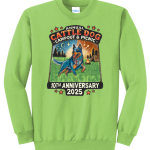 Cattle Dog Fleece Crewneck Sweatshirt
