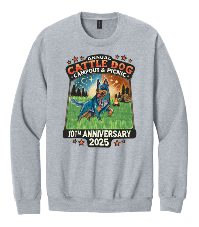 Cattle Dog Softstyle Crewneck Sweatshirt - Image 2